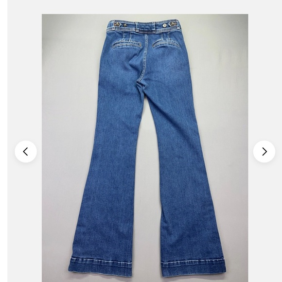 Anthropologie Pilcro High Rise Trouser Bootcut Jeans Size 25 - Picture 3 of 8